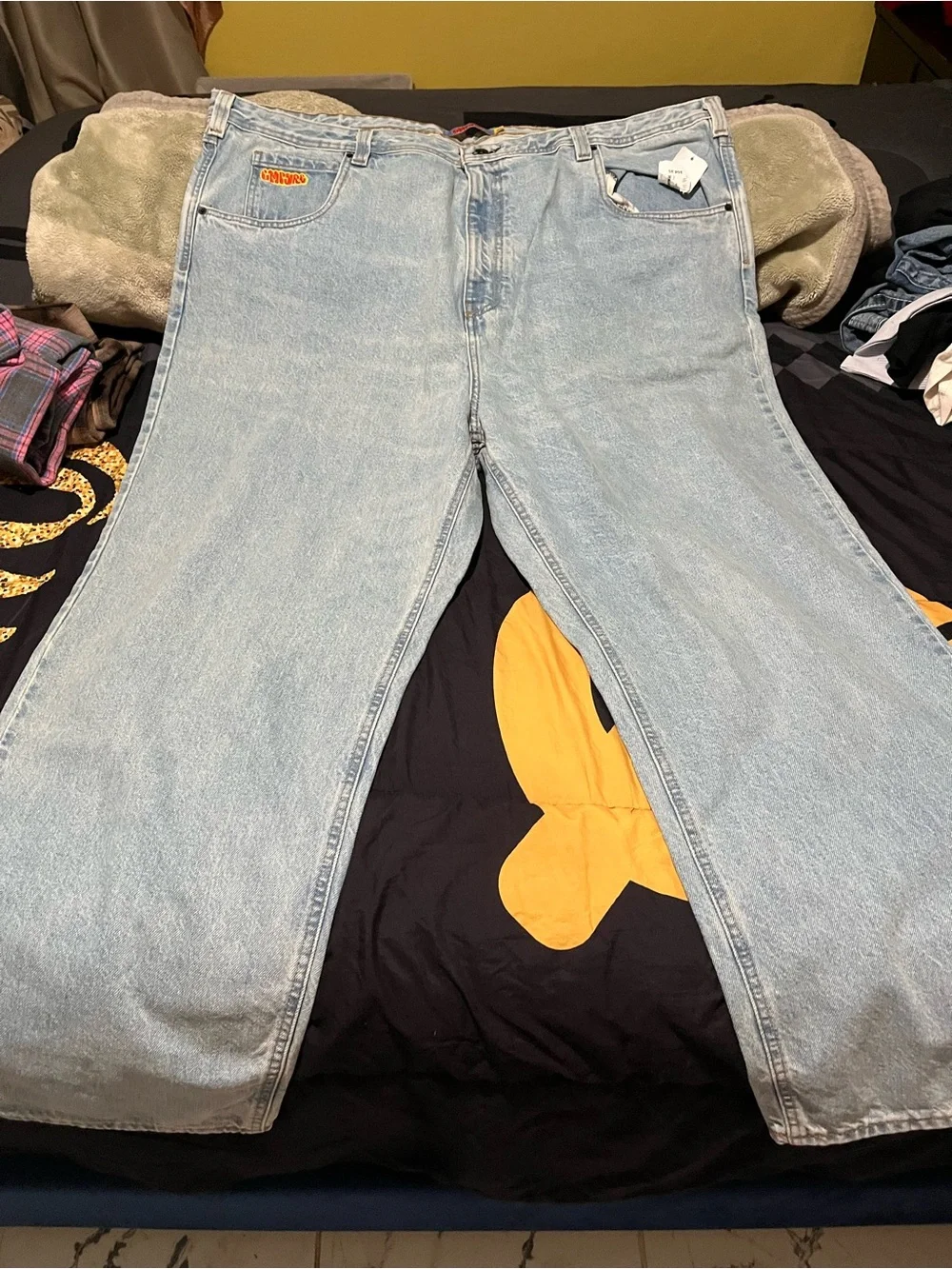 Zumiez Light Blue Relaxed Fit Men's Jeans